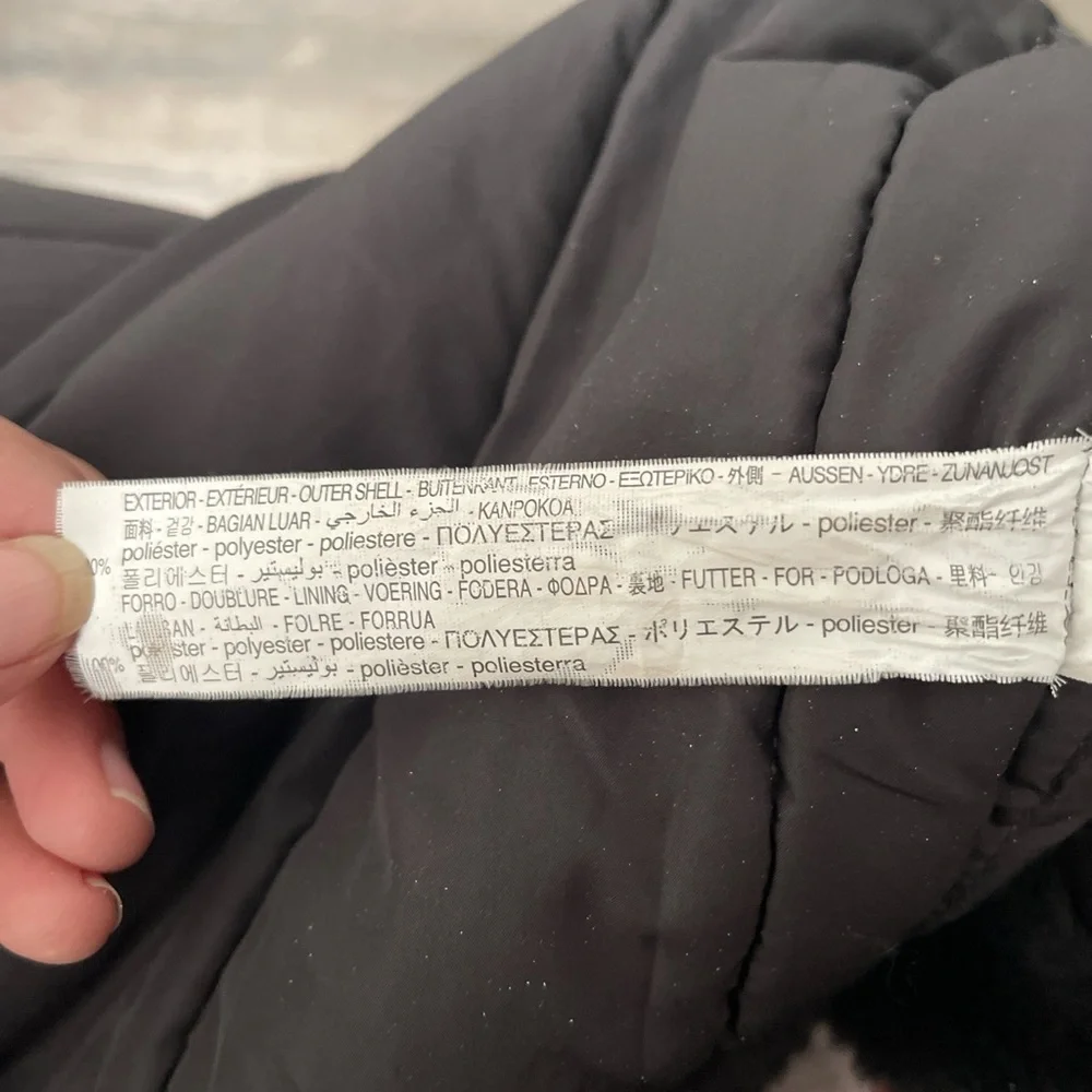 Zara Kids Charcoal Puffer Coat